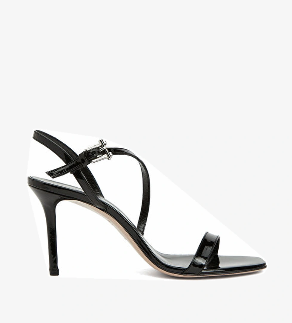 Beymen Collection Siyah Kadın Rugan Sandalet model görseli