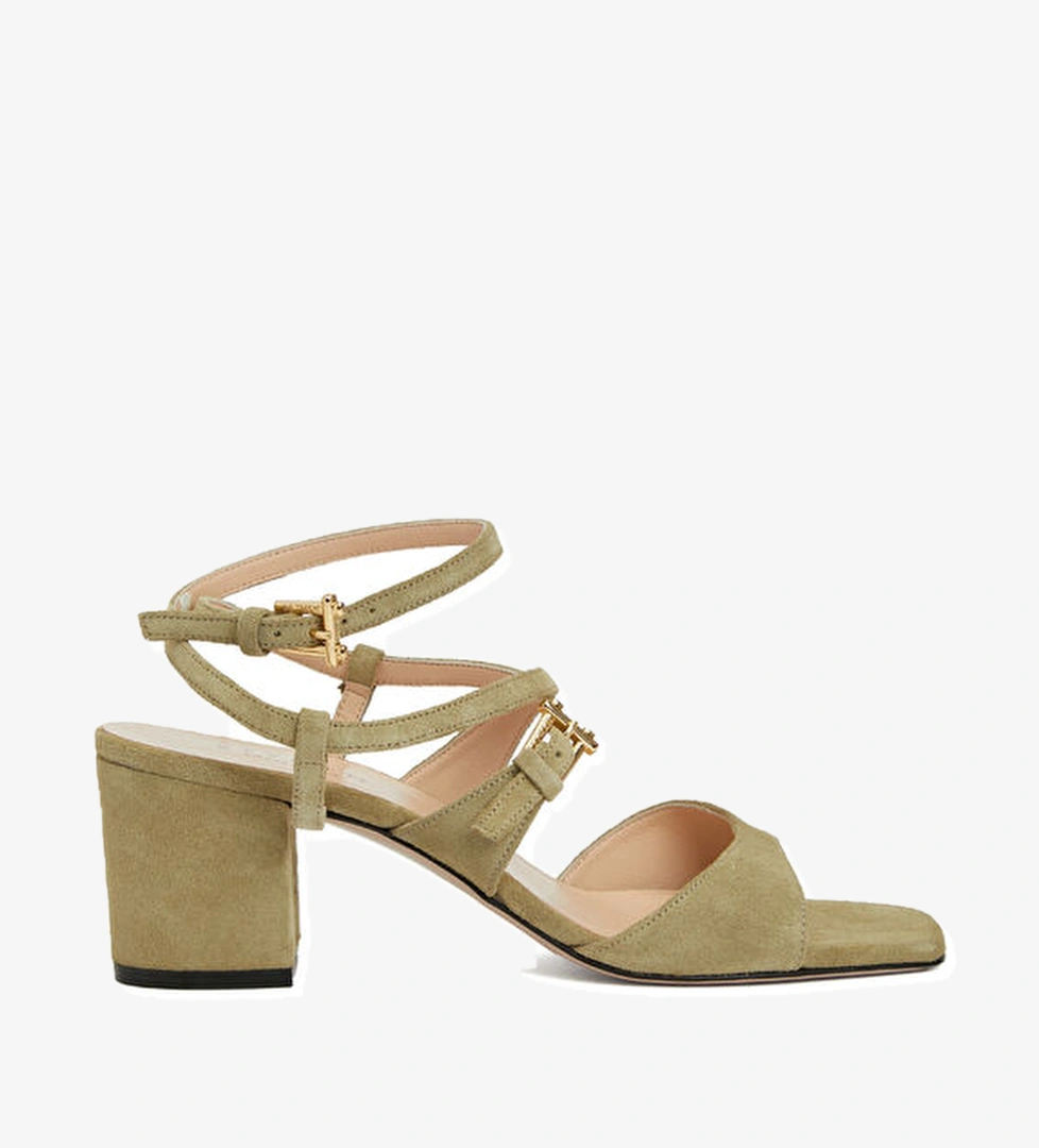 Beymen Collection Yeşil Kadın Süet Sandalet model görseli