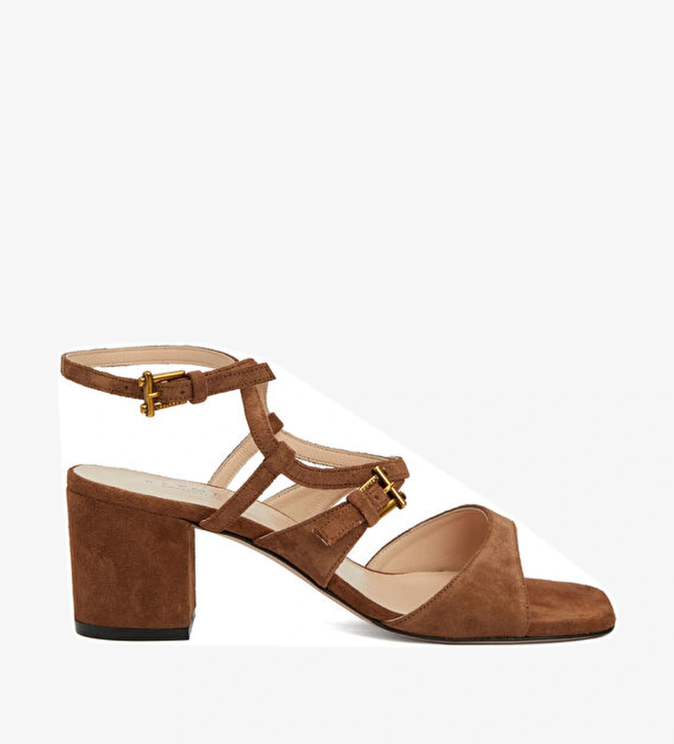 Beymen Collection Taba Kadın Süet Sandalet model görseli