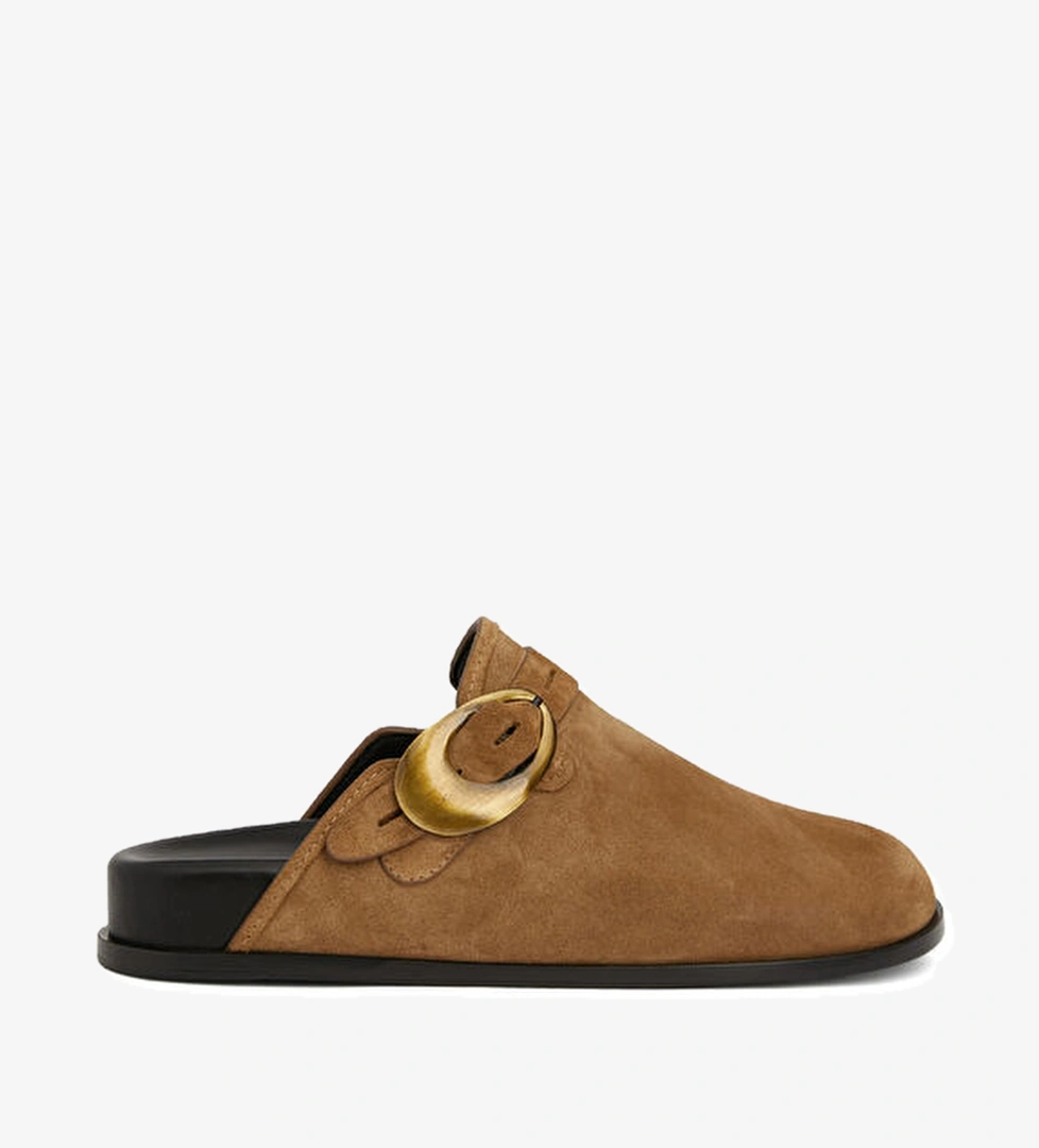 Academia Camel Kadın Süet Terlik model görseli