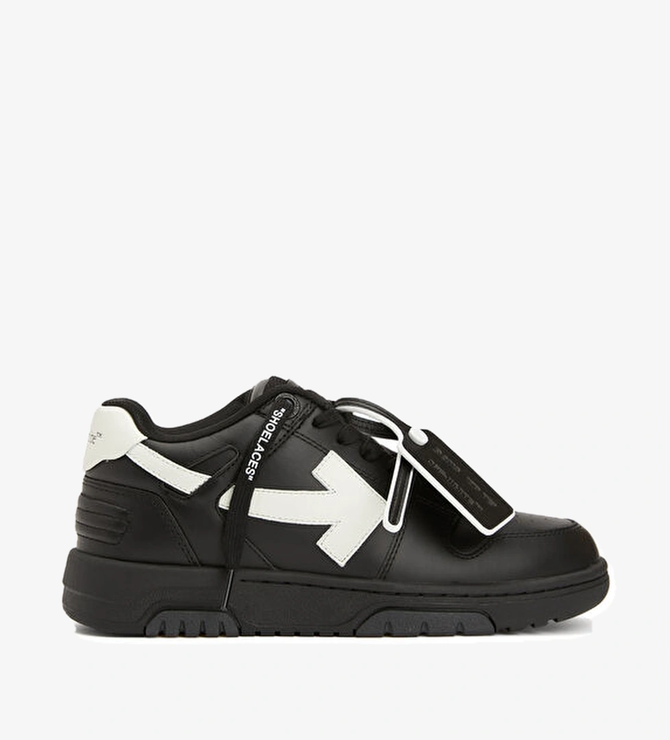 Off-white Siyah Erkek Deri Sneaker model görseli