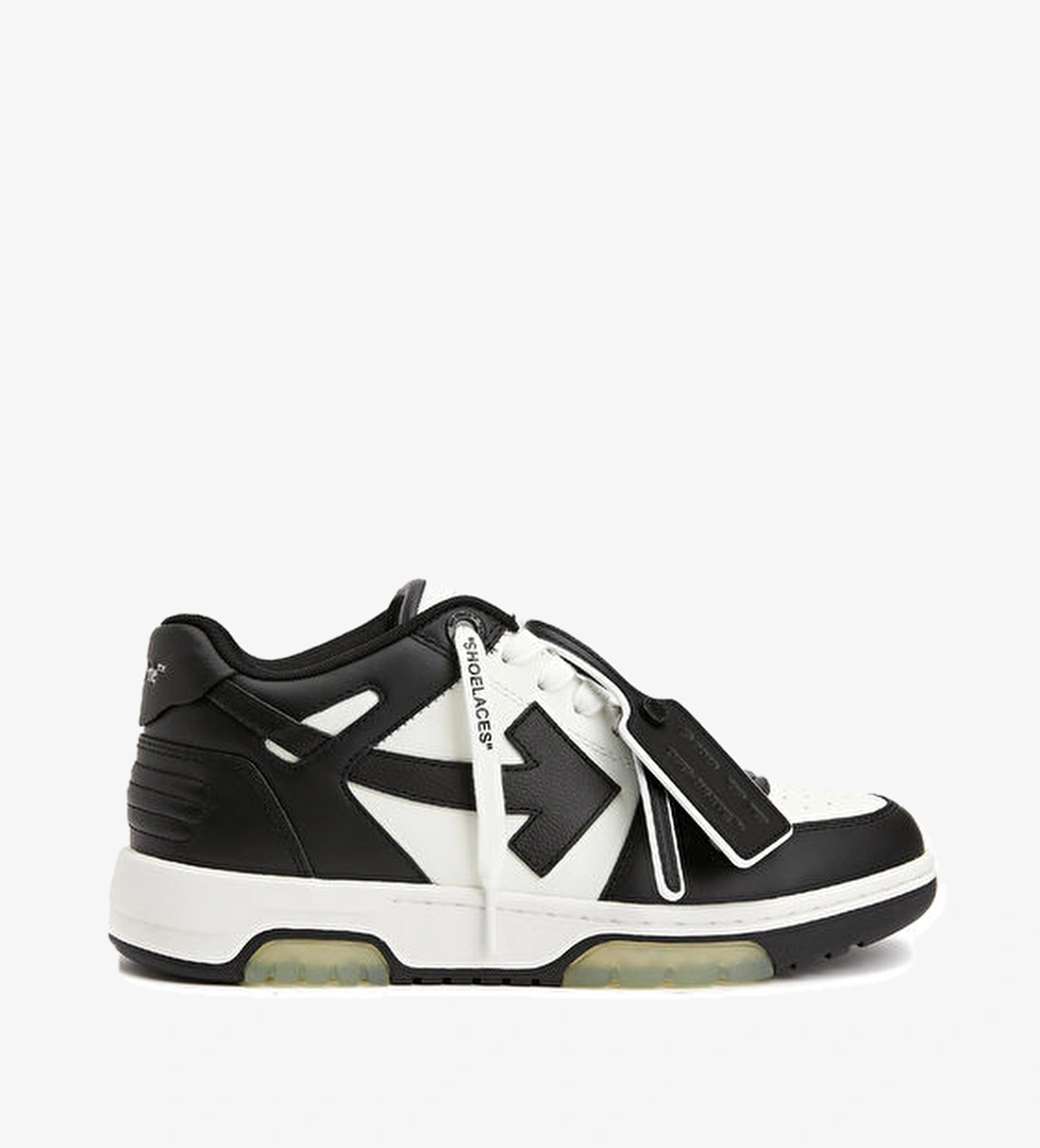 Off-white Siyah Beyaz Kadın Deri Sneaker model görseli