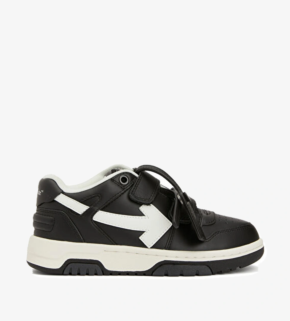 Off-white Siyah Beyaz Erkek Çocuk Deri Sneaker model görseli