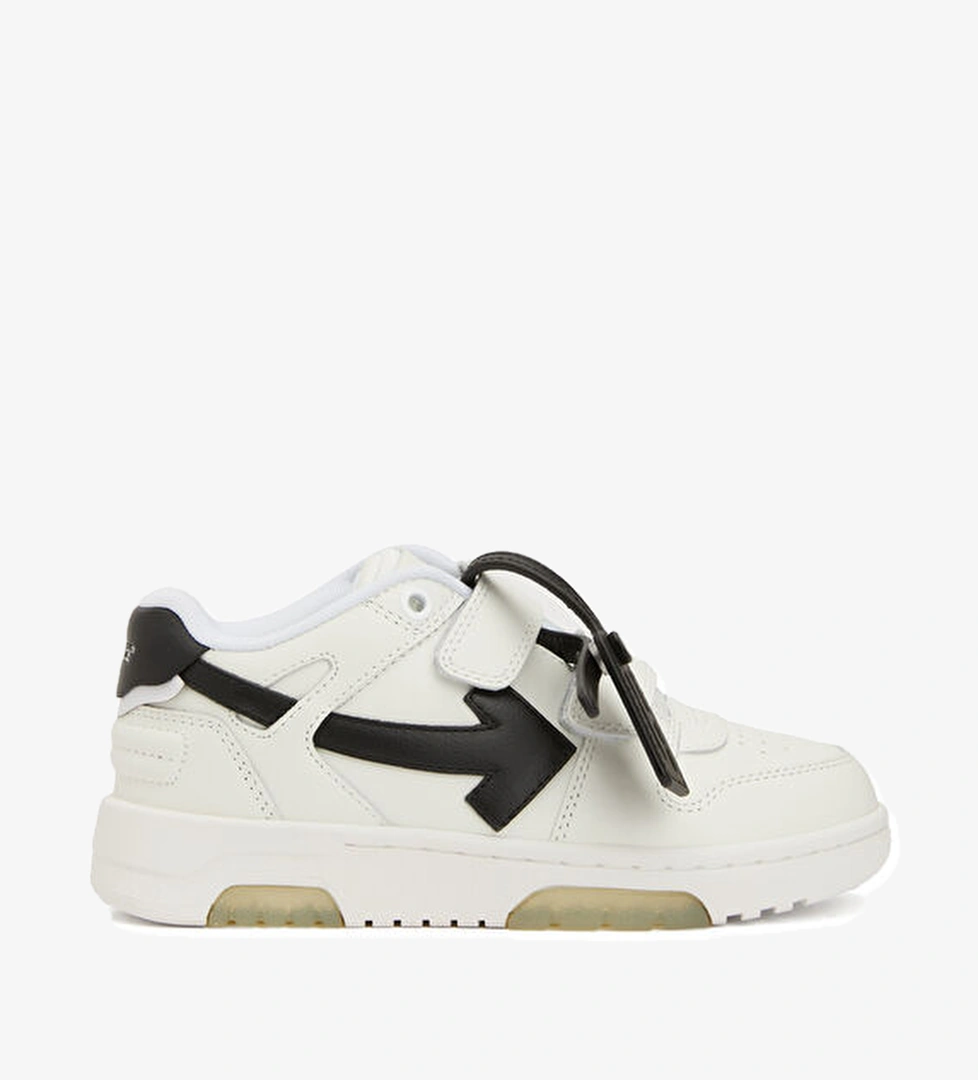Off-white Siyah Beyaz Erkek Çocuk Deri Sneaker model görseli