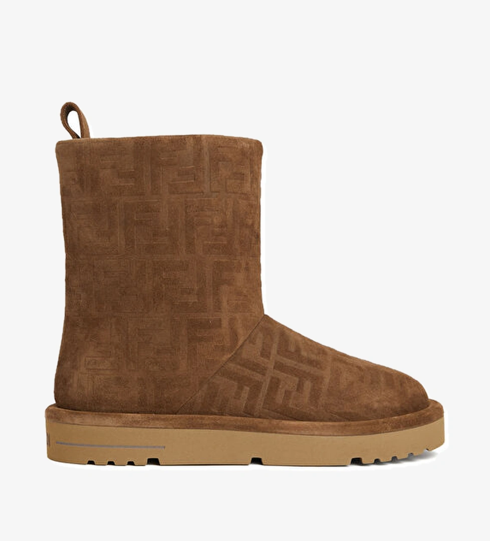 Fendi Apres Chic Taba Kadın Süet Kar Botu model görseli