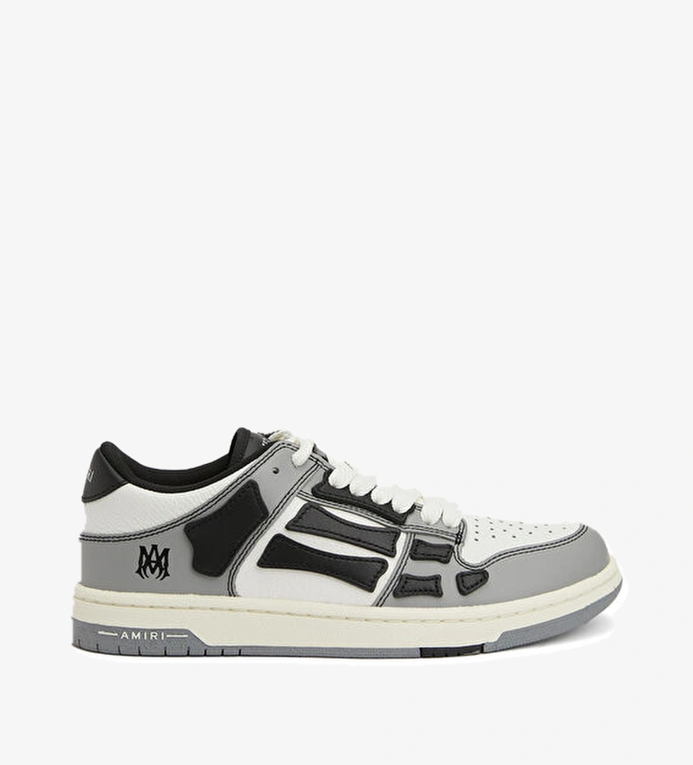 Amiri Skel Top Low Gri Kadın Deri Sneaker model görseli