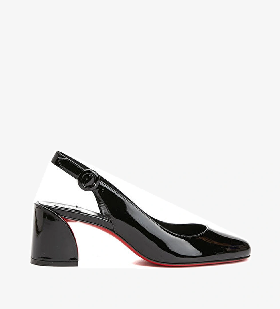 Christian Louboutin So Jane Siyah Deri Topuklu Ayakkabı model görseli