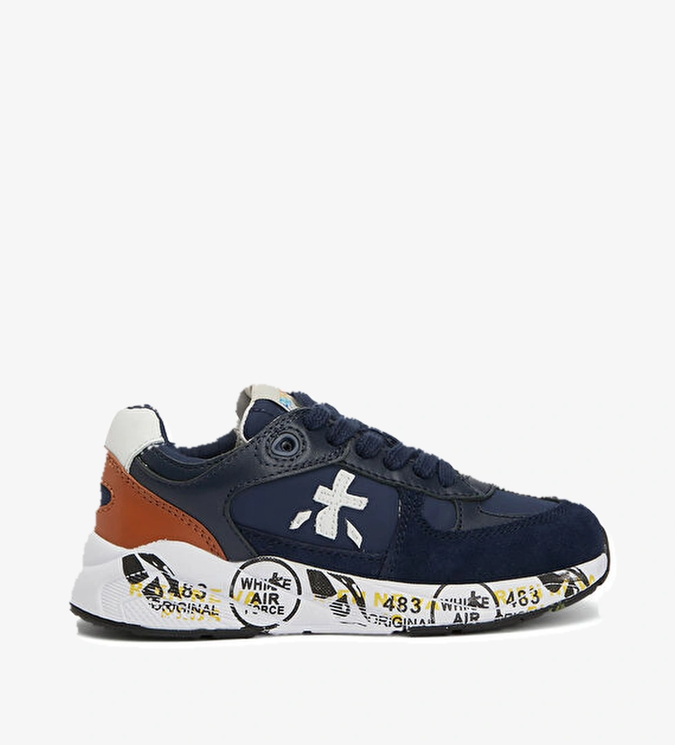 Premiata Robin Lacivert Çocuk Deri Sneaker model görseli