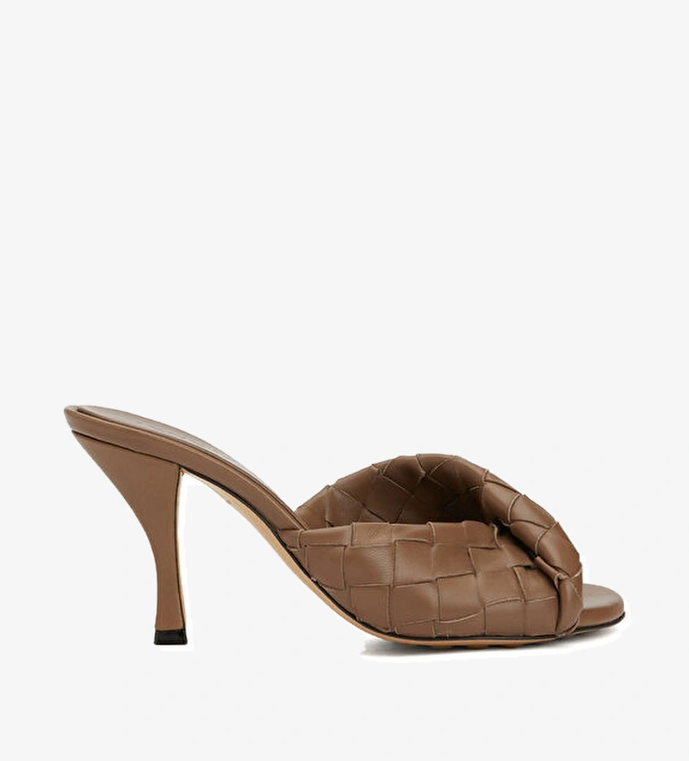 Blink Kahverengi Kadın Deri Terlik - Görsel 1