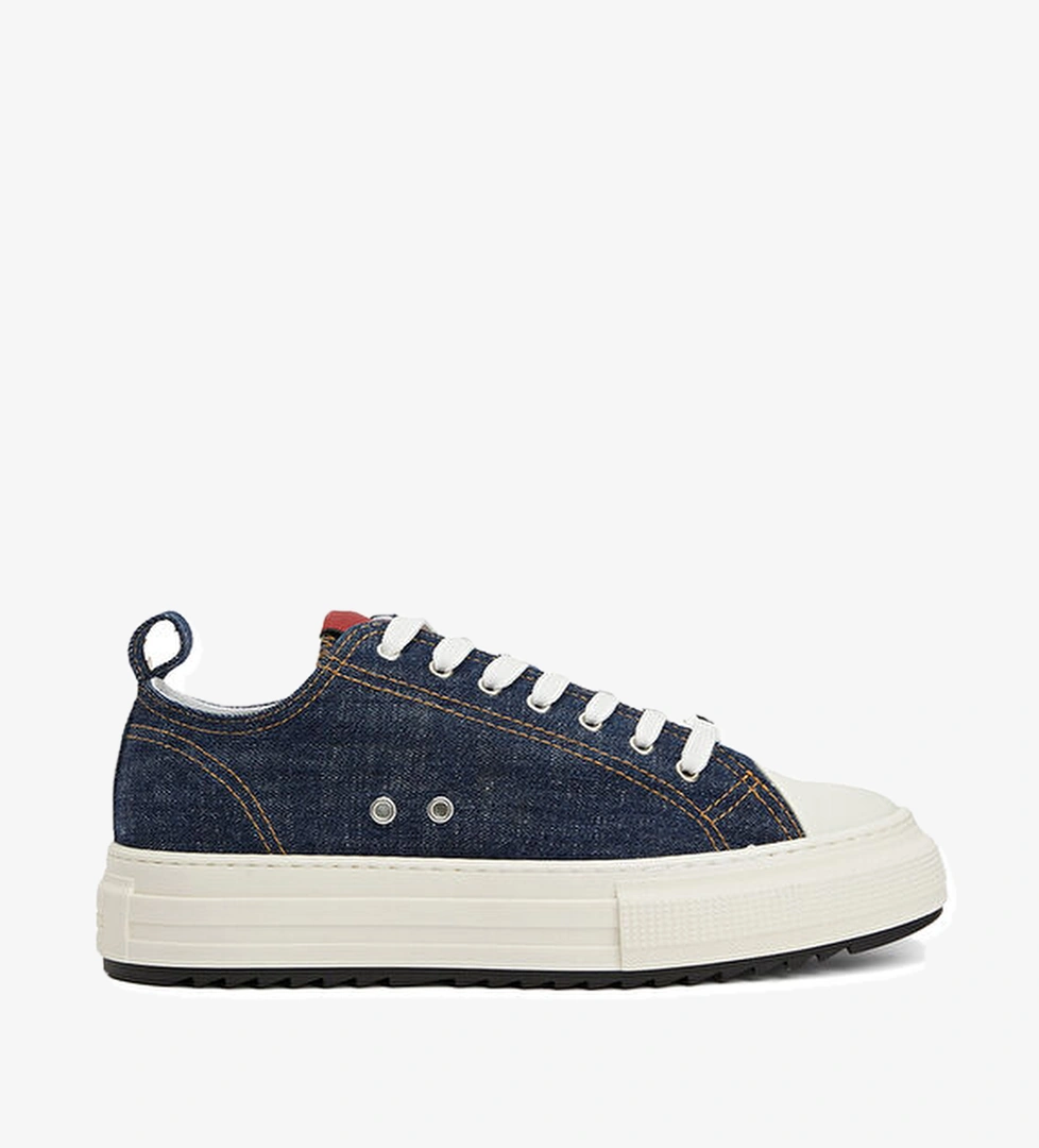 Mavi Erkek Denim Sneaker - Görsel 1