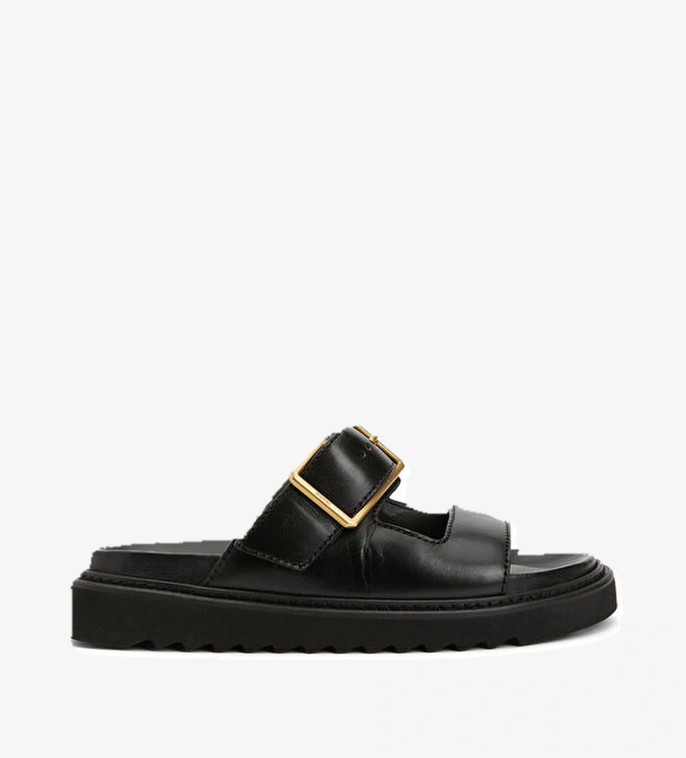 Zadig&voltaire Cecilia Alpha Siyah Kadın Deri Sandalet model görseli