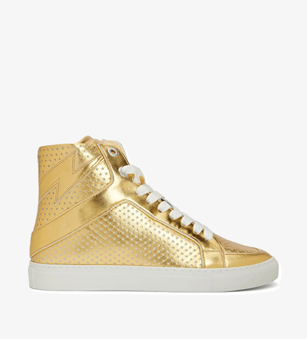 Zadig&voltaire Gold Logo Detaylı Kadın Deri Sneaker model görseli