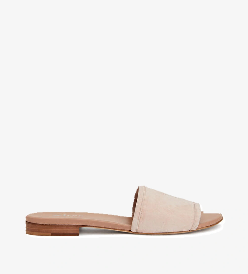 Kiton Pembe Kadın Deri Terlik model görseli