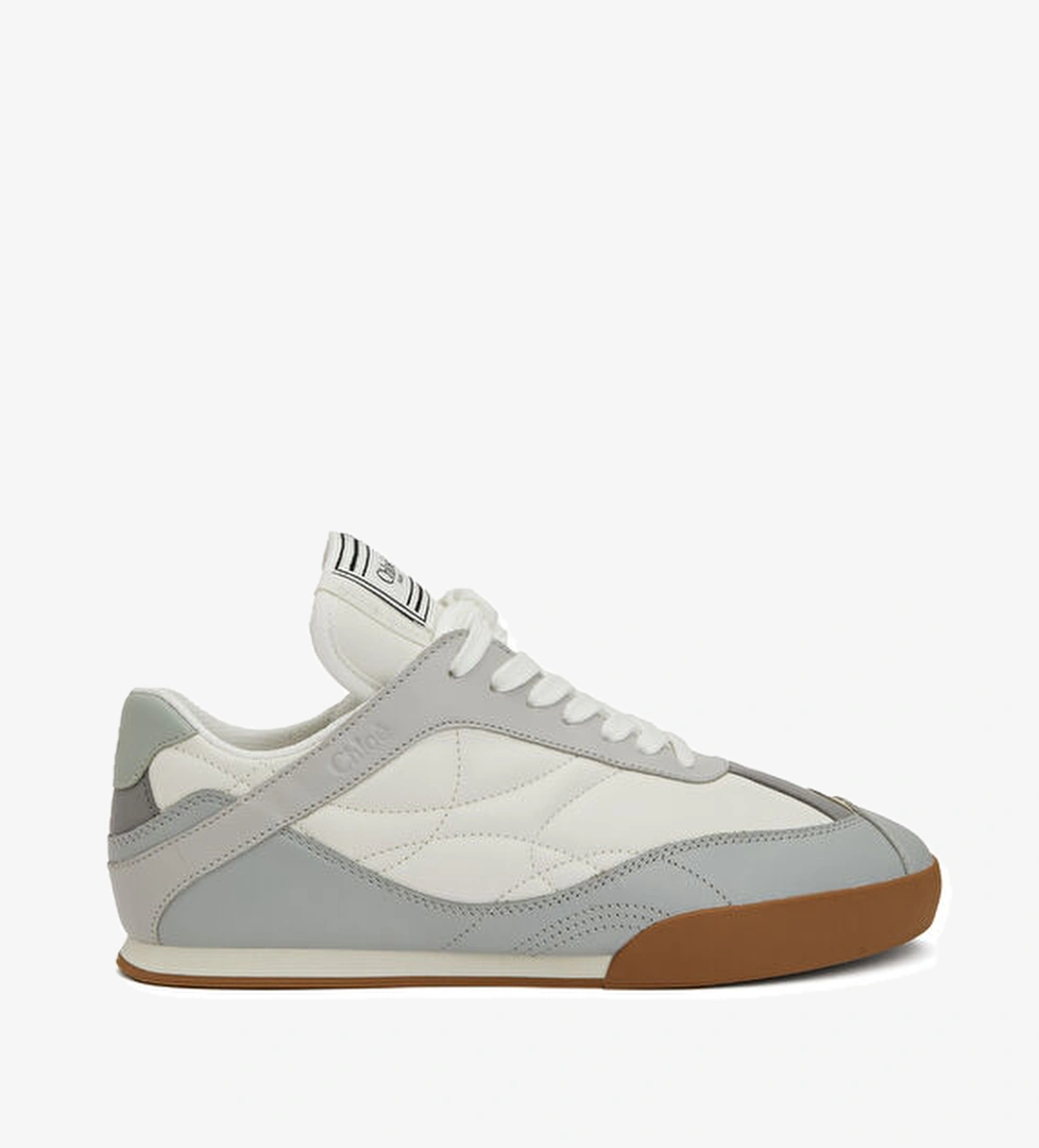 Chloe Kick Beyaz Gri Kadın Deri Sneaker model görseli