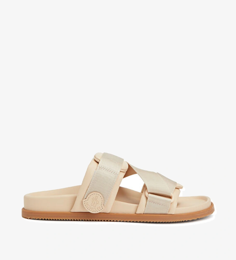 Mon Summer Pudra Kadın Deri Terlik - Görsel 1