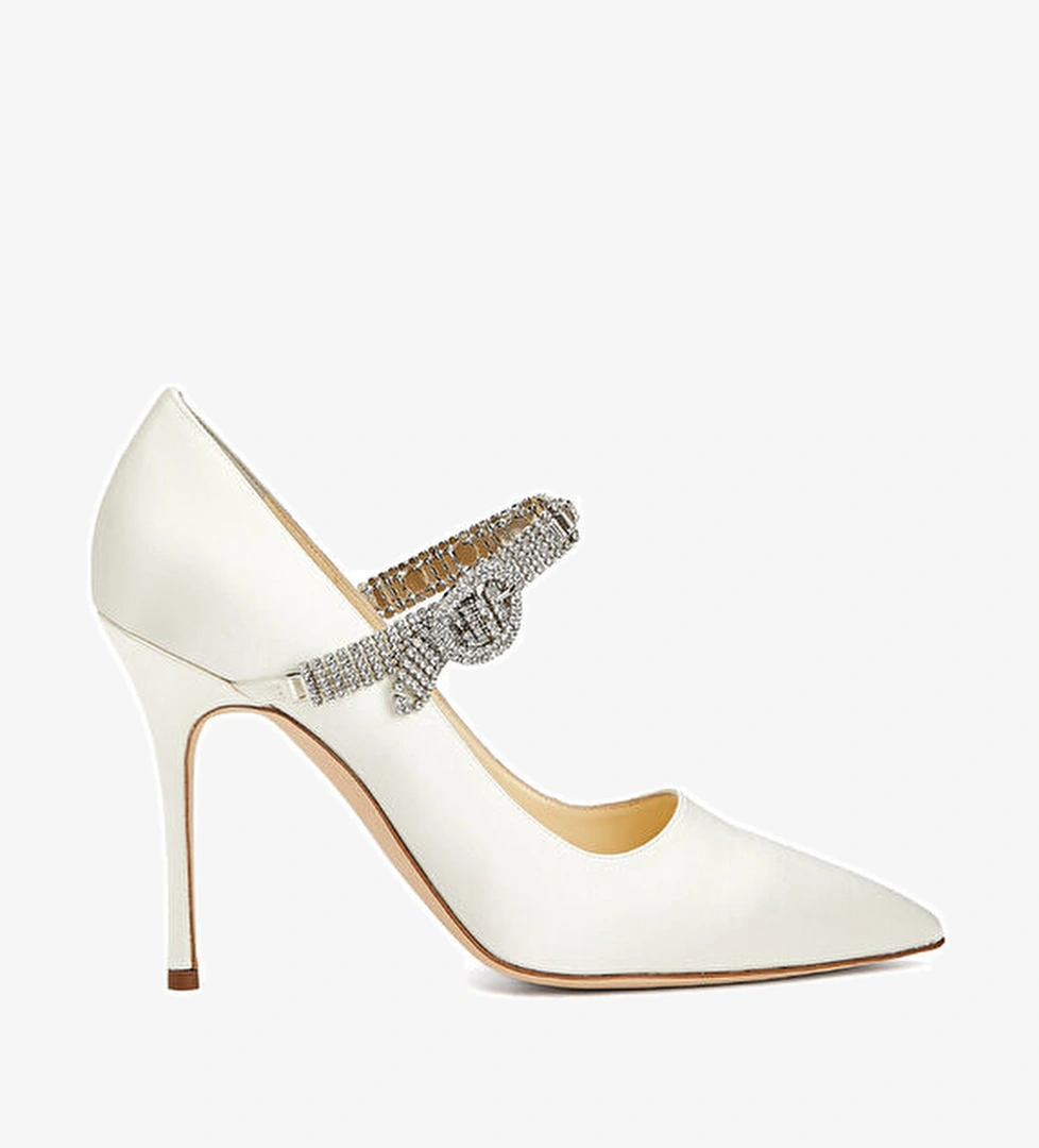 Hamedi Ekru Topuklu Ayakkabı - Görsel 1