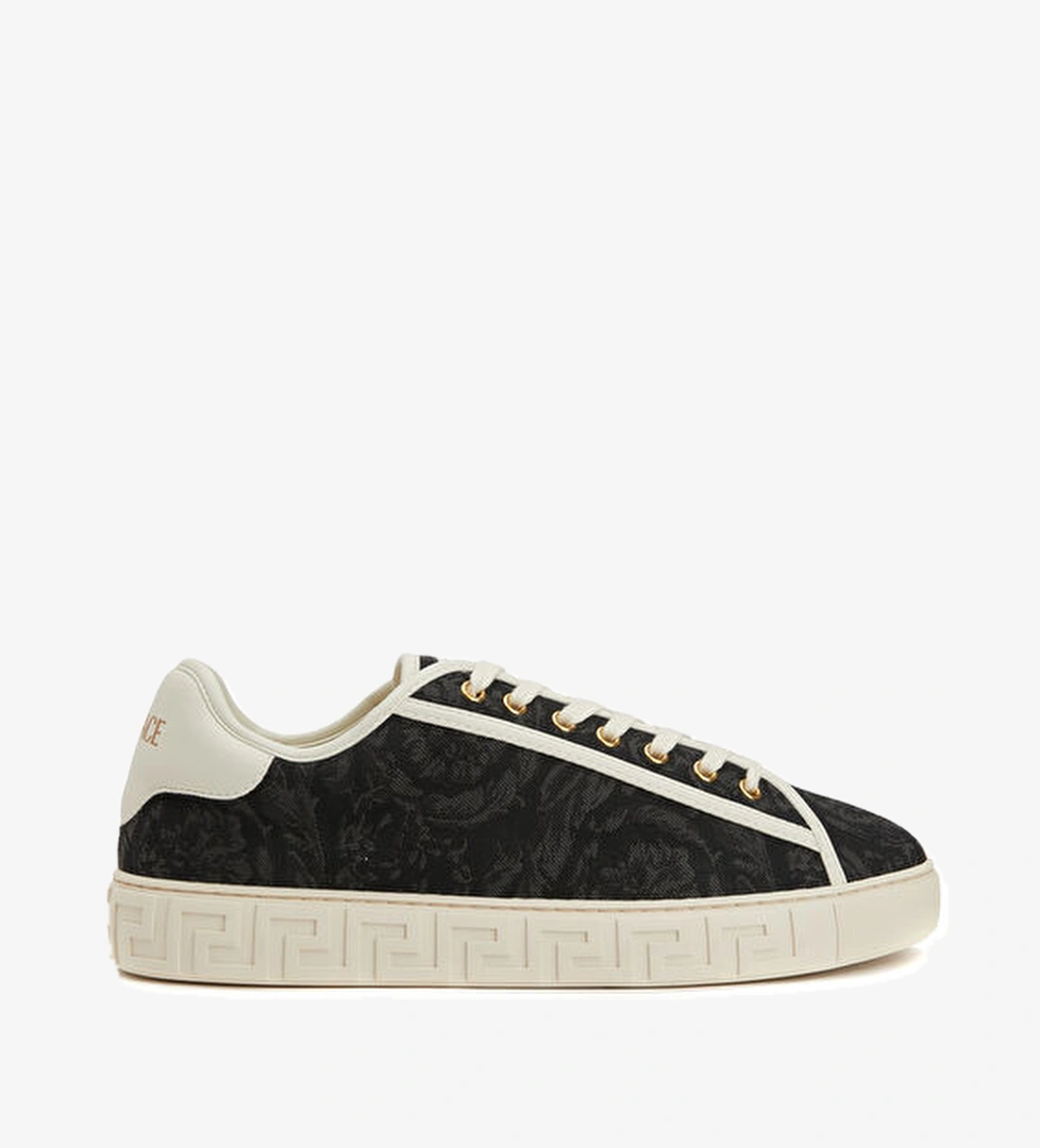 Versace Barocco Greca Siyah Beyaz Erkek Sneaker model görseli