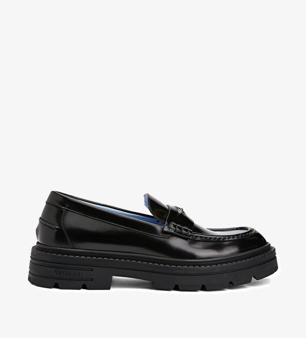 Versace Versace Siyah Erkek Deri Loafer Casual Ayakkabı | Beymen Siyah - 1. görsel
