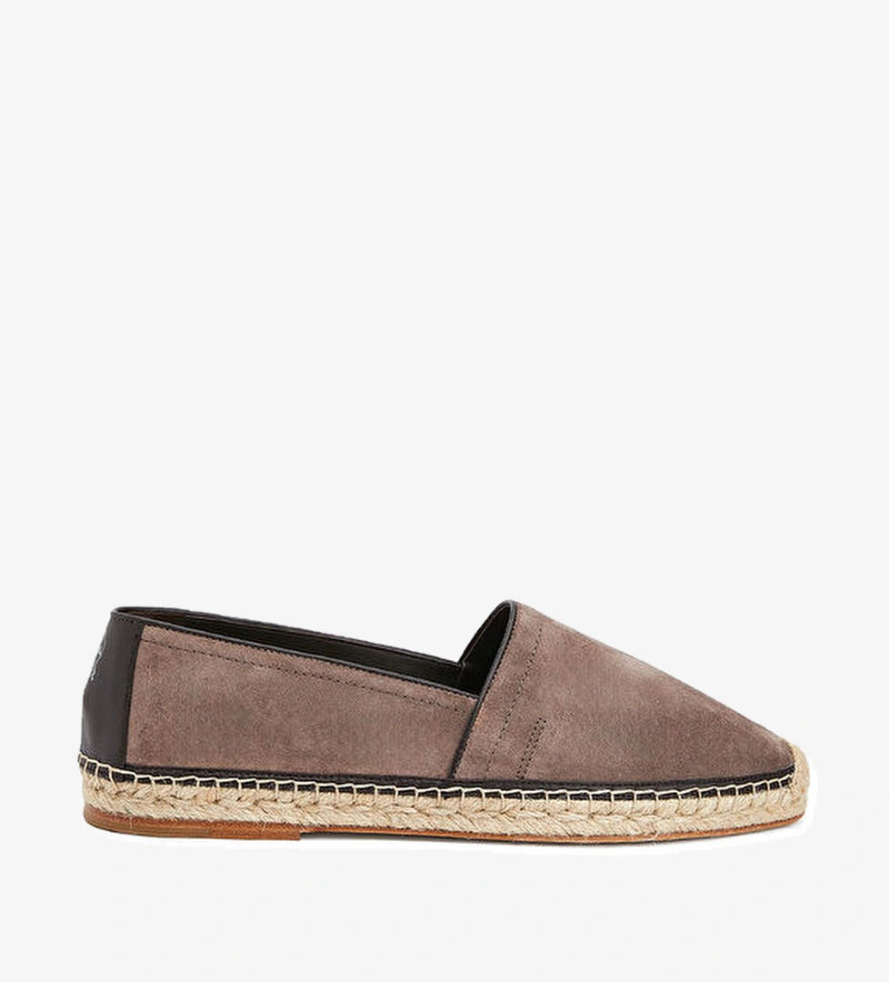 Brunello Cucinelli Gri Erkek Deri Espadril model görseli