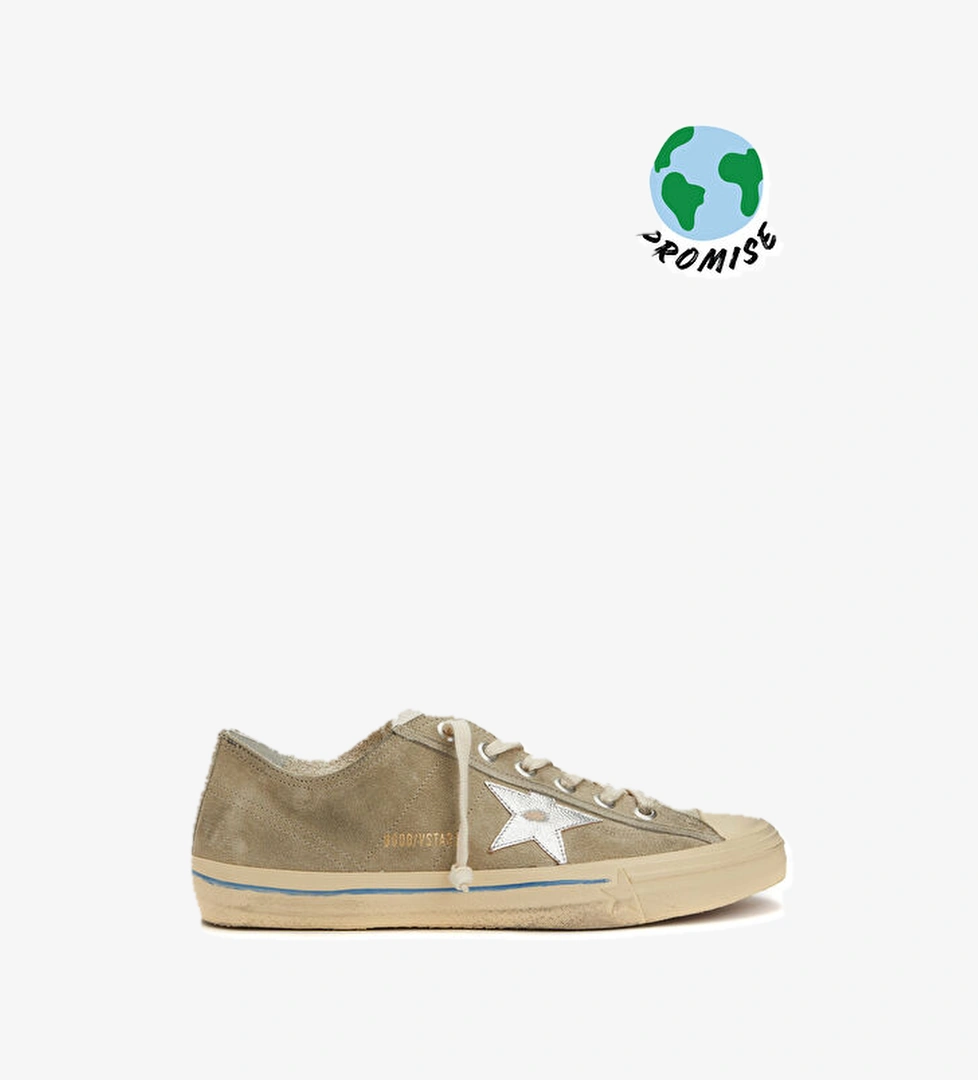 Golden Goose V-Star Vizon Erkek Süet Sneaker model görseli