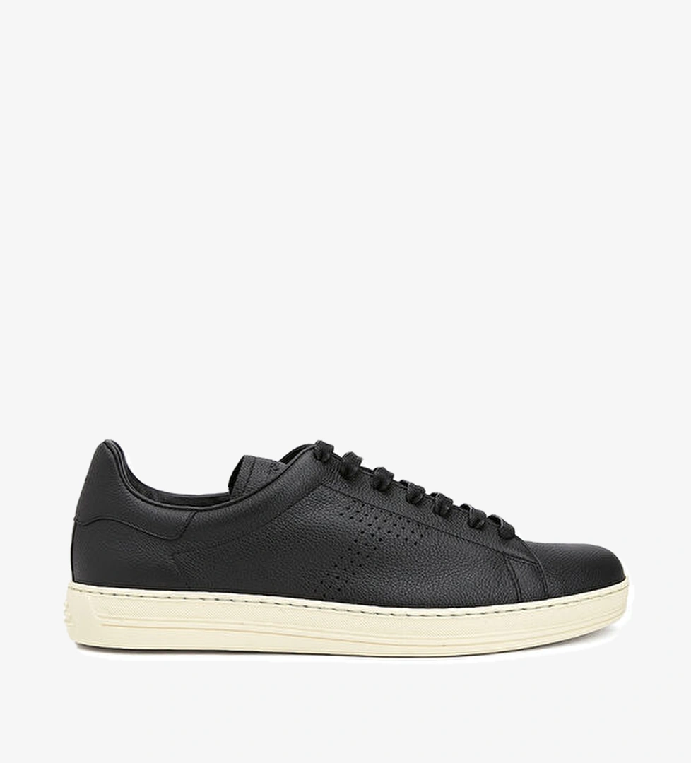 Tom Ford Warwick Siyah Erkek Deri Sneaker model görseli