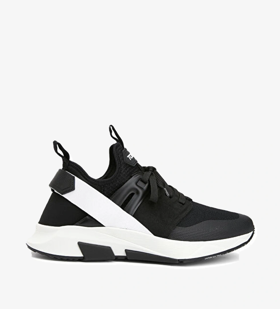 Tom Ford Jago Siyah Beyaz Erkek Sneaker model görseli
