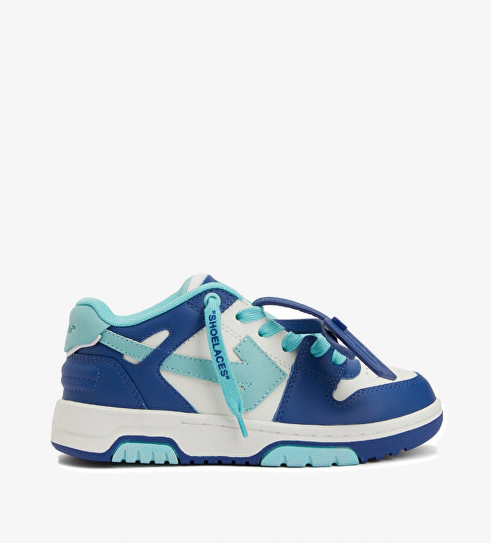 Çok Renkli Erkek Çocuk Deri Sneaker - Görsel 1