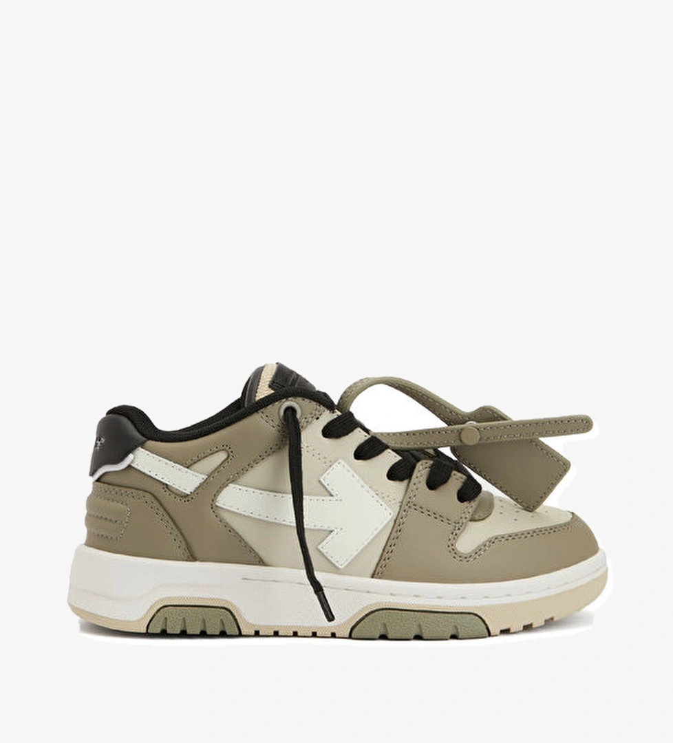 Çok Renkli Erkek Çocuk Deri Sneaker - Görsel 1