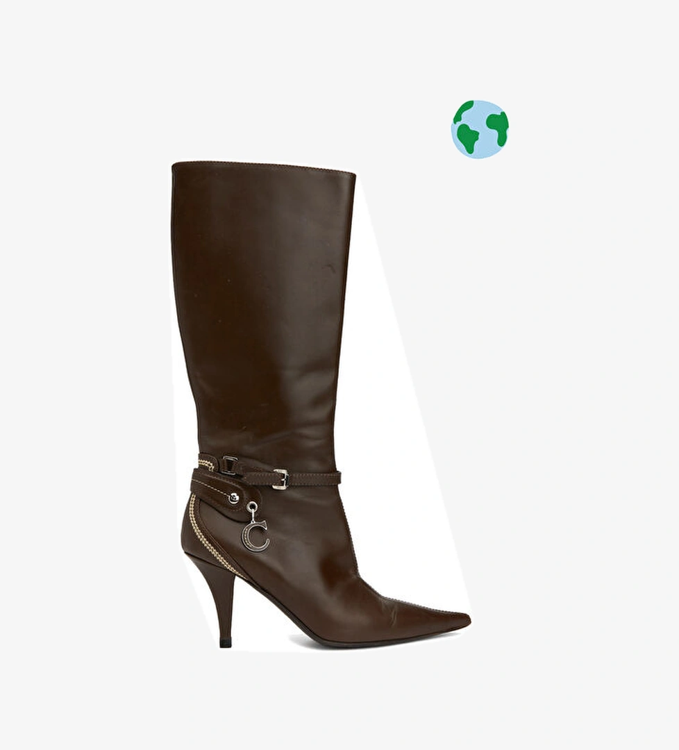 Christian Dior Topuklu Çizme - Görsel 1