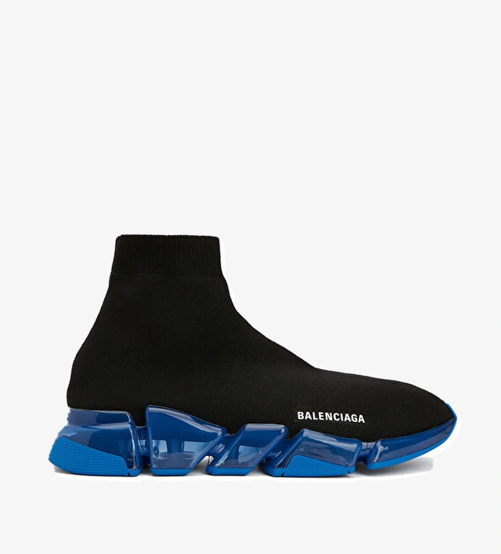 Balenciaga Speed Mavi Siyah Erkek Sneaker model görseli