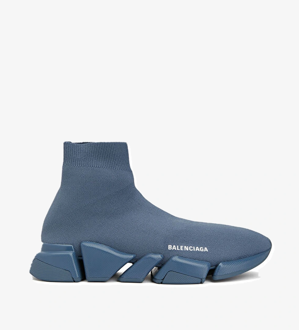 Balenciaga Speed 2 Mavi Erkek Sneaker model görseli