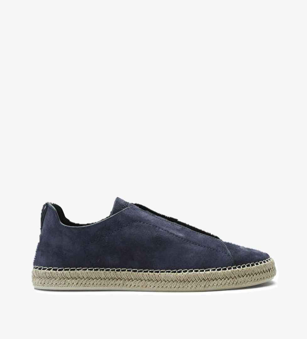 Zegna Lacivert Erkek Süet Sneaker model görseli
