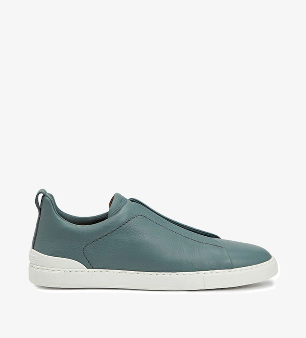 Zegna Mavi Erkek Deri Sneaker model görseli