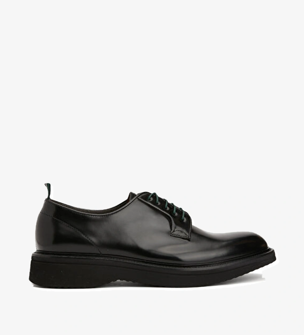 Green George Siyah Erkek Deri Ayakkabı model görseli