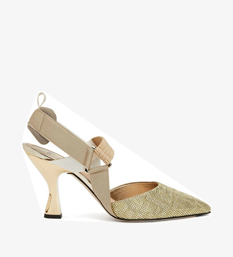 Colibri Gold Topuklu Ayakkabı - Görsel 1