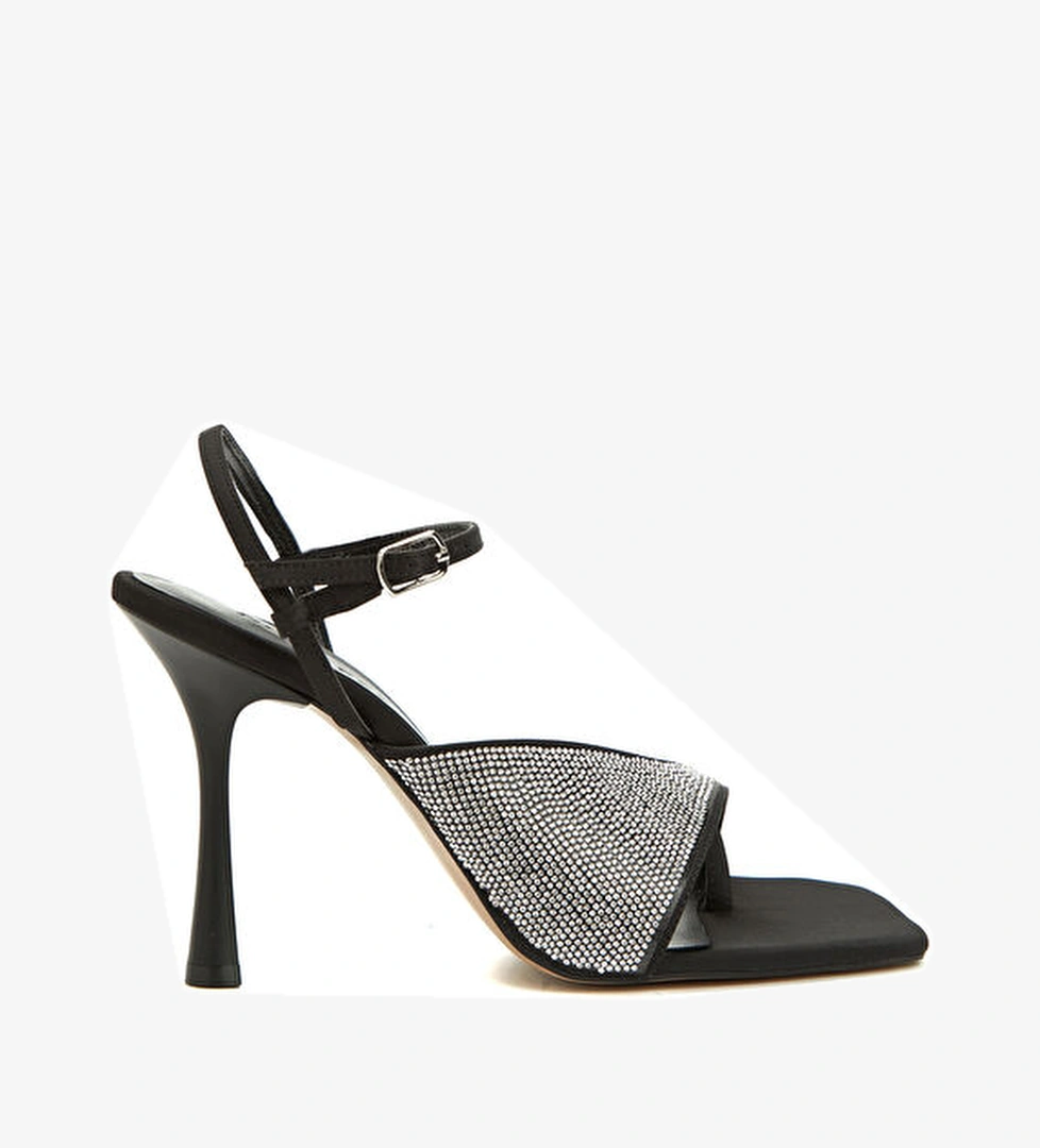 Divarese Siyah Kadın Sandalet model görseli