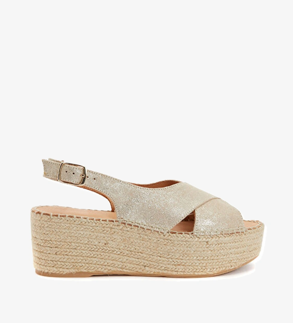 Divarese Gold Kadın Deri Espadril model görseli