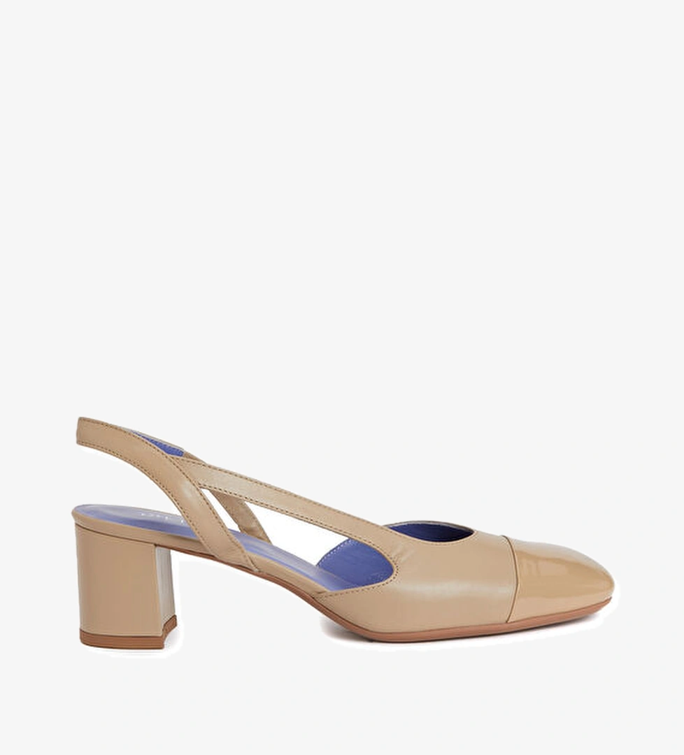 Divarese Vizon Kadın Deri Topuklu Ayakkabı model görseli