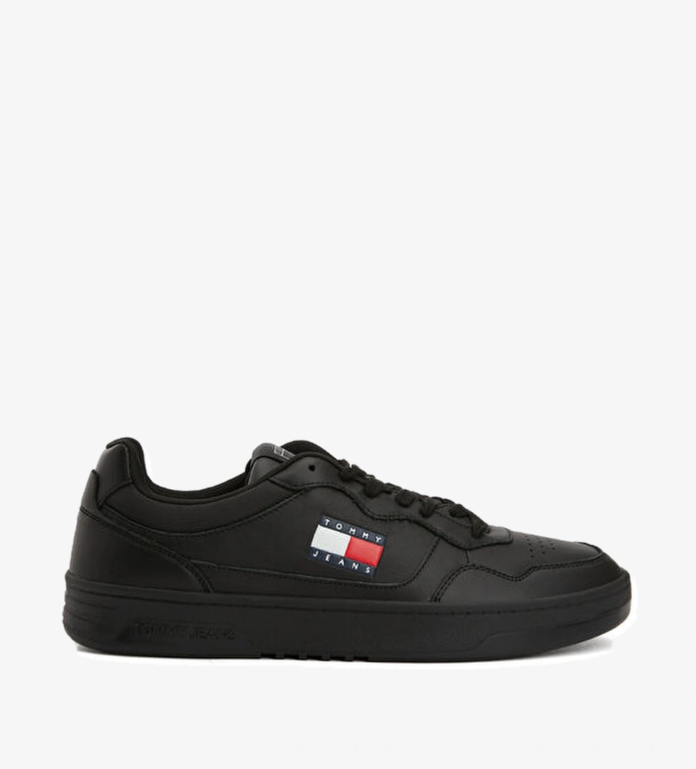 Tommy Hilfiger Cupsole Siyah Erkek Deri Sneaker model görseli