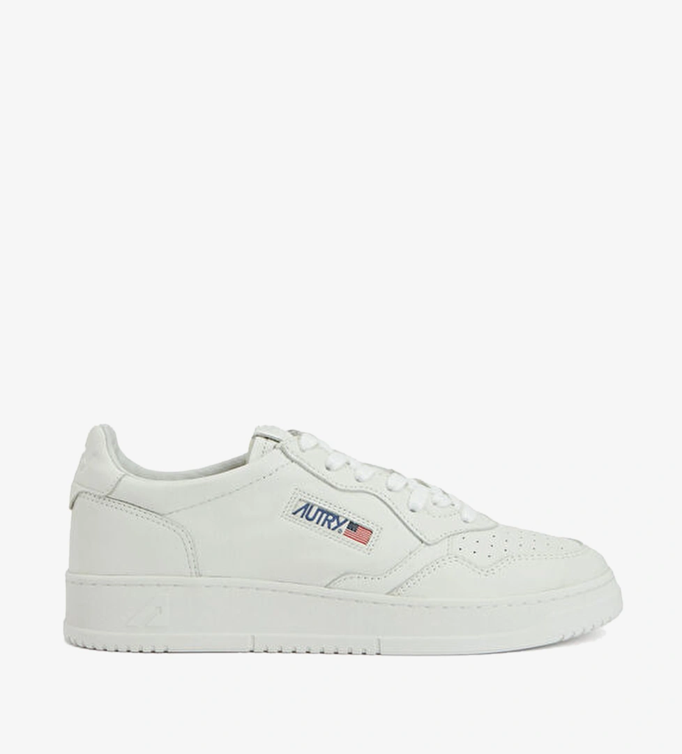 Beyaz Erkek Deri Sneaker