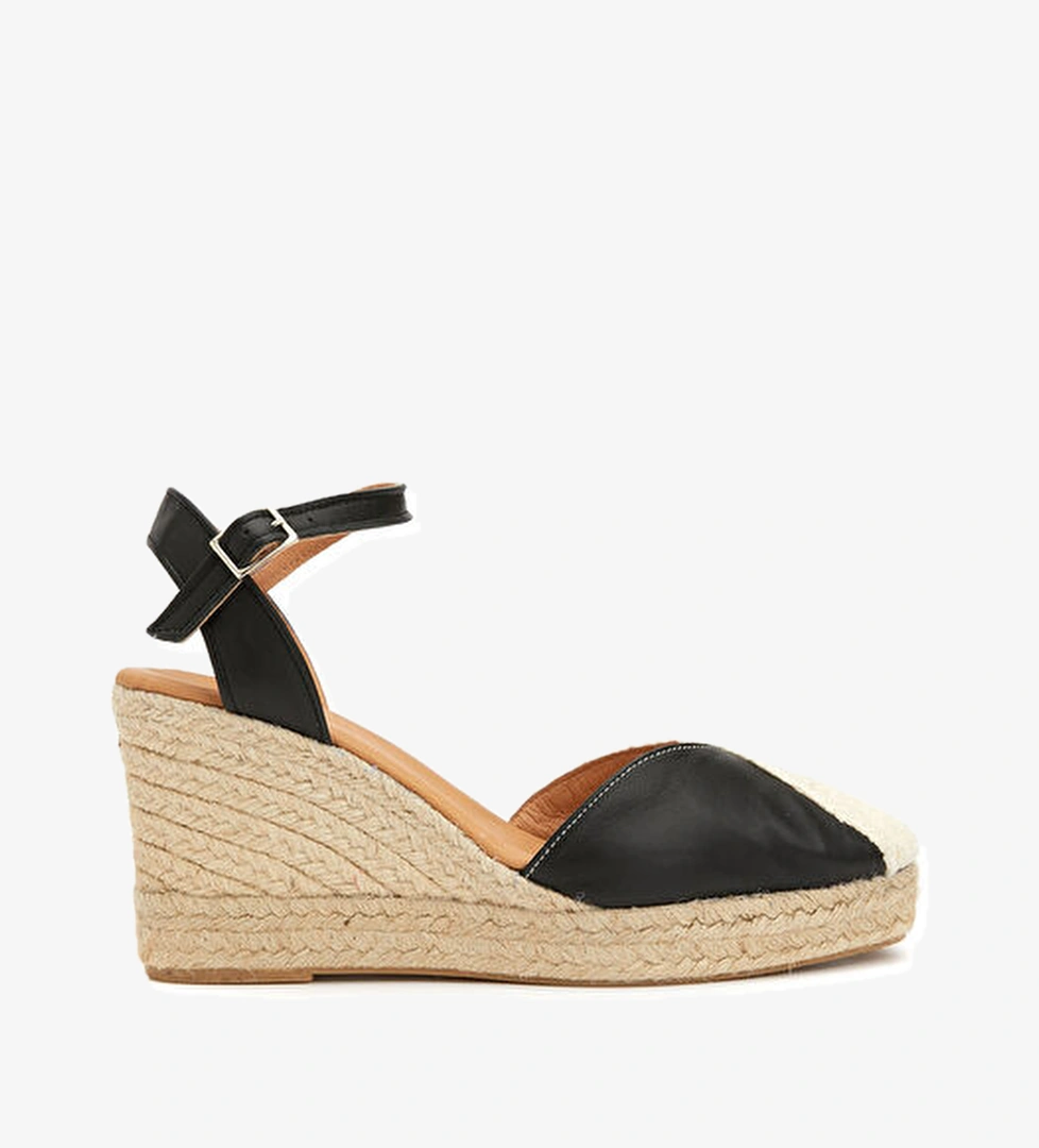 Network Bej Siyah Kadın Espadril model görseli