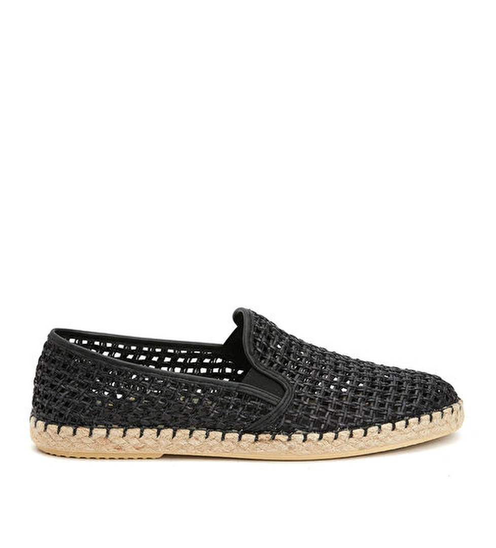 Network Siyah Erkek Deri Espadril model görseli