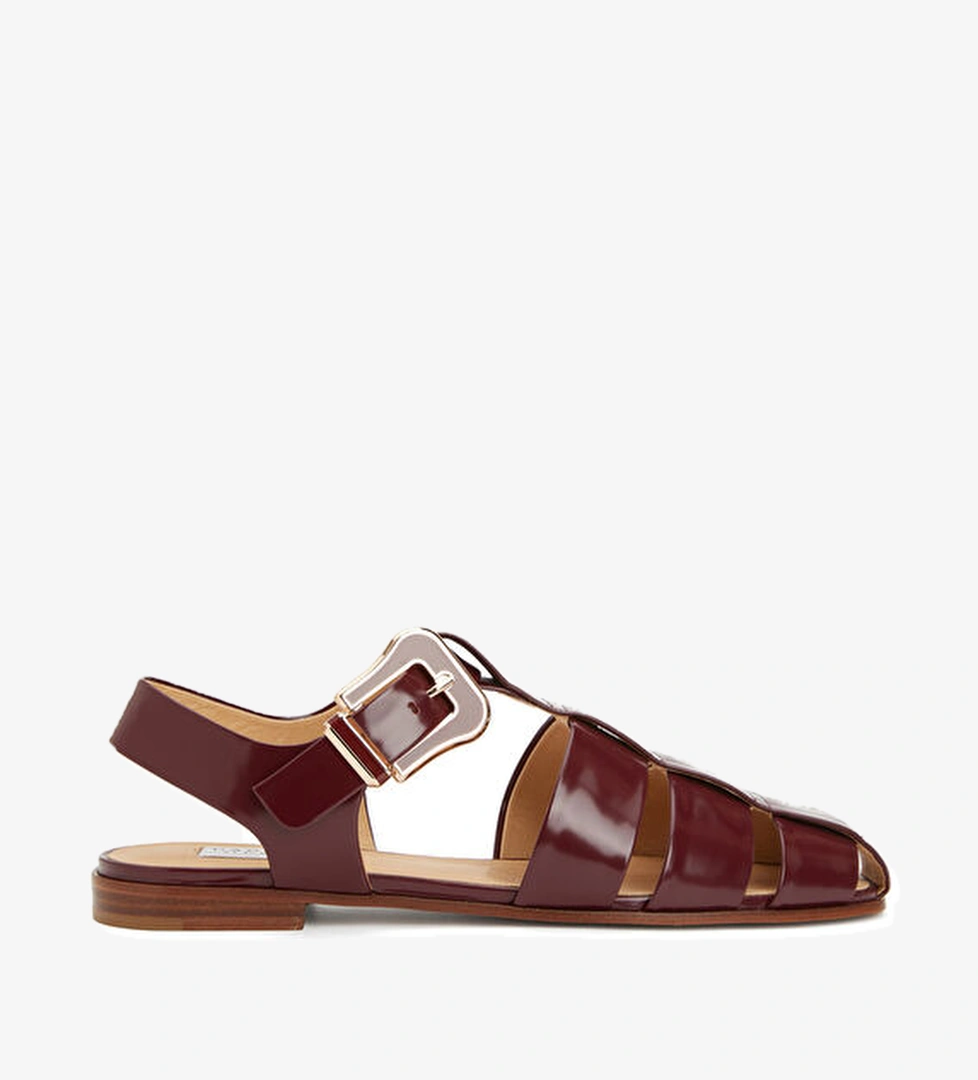 Gabriela Hearst Bordo Kadın Sandalet model görseli