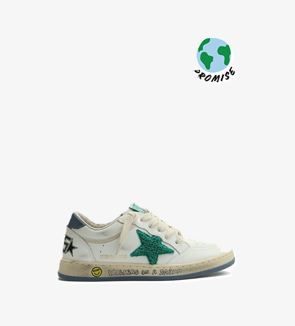 Golden Goose Ballstar Çocuk Deri Sneaker model görseli
