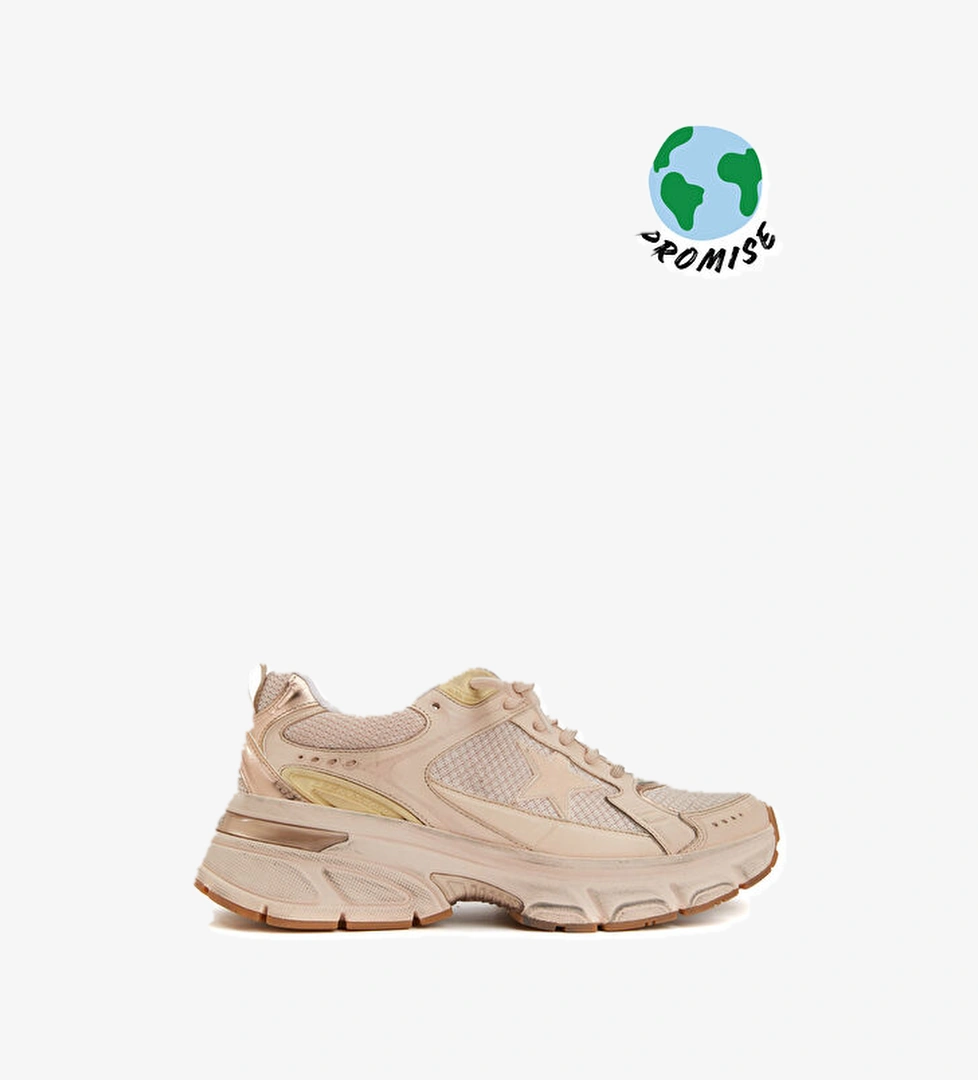Golden Goose Lightstar Pembe Gold Kadın Sneaker model görseli