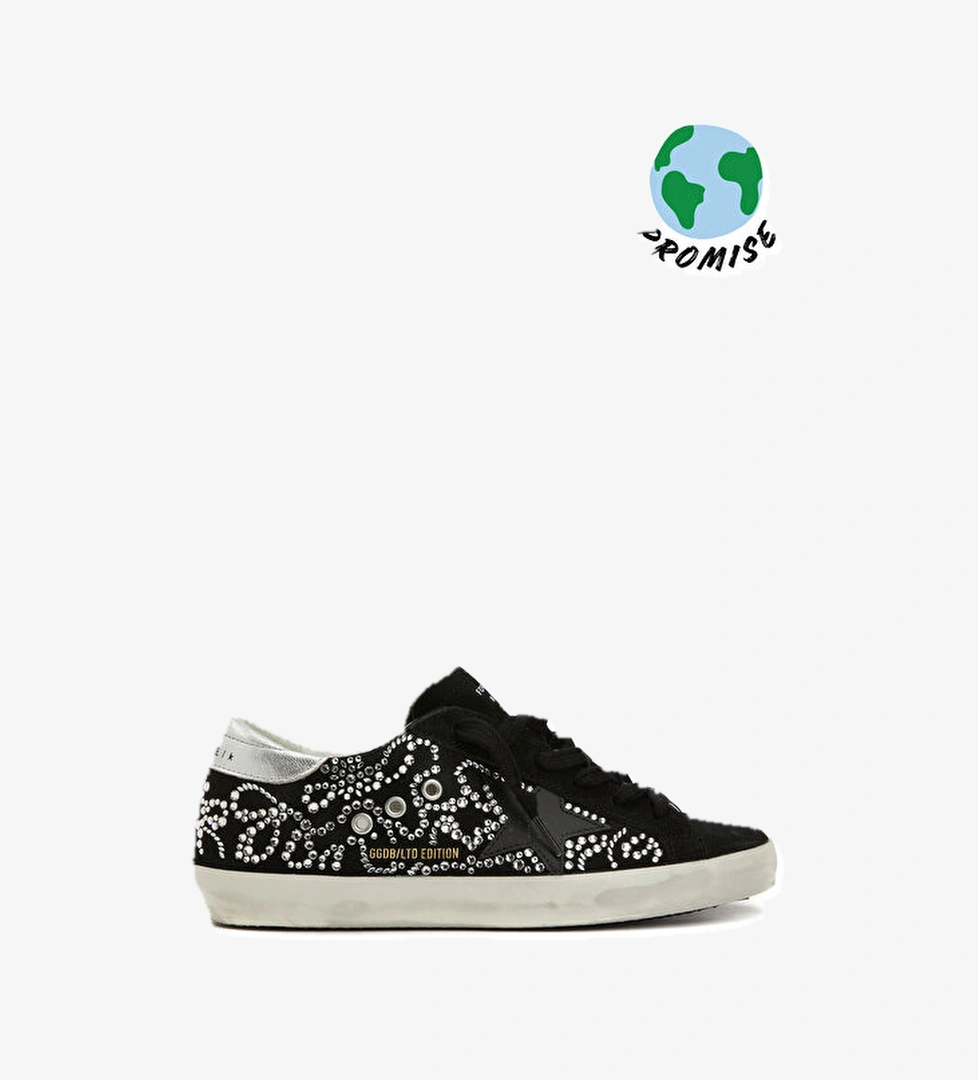 Golden Goose LTD Edition Siyah Silver Kadın Deri Sneaker model görseli