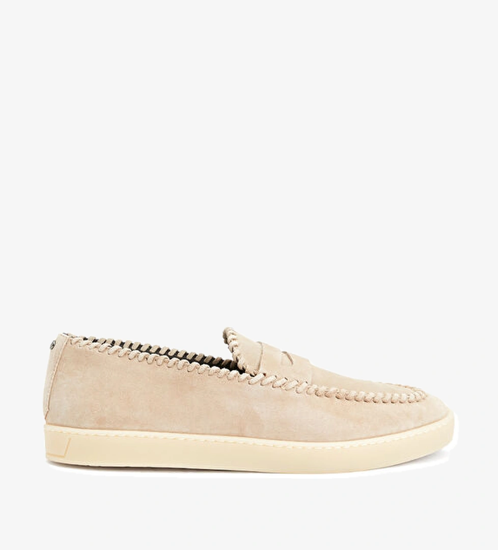 Canali Taupe Erkek Deri Loafer model görseli