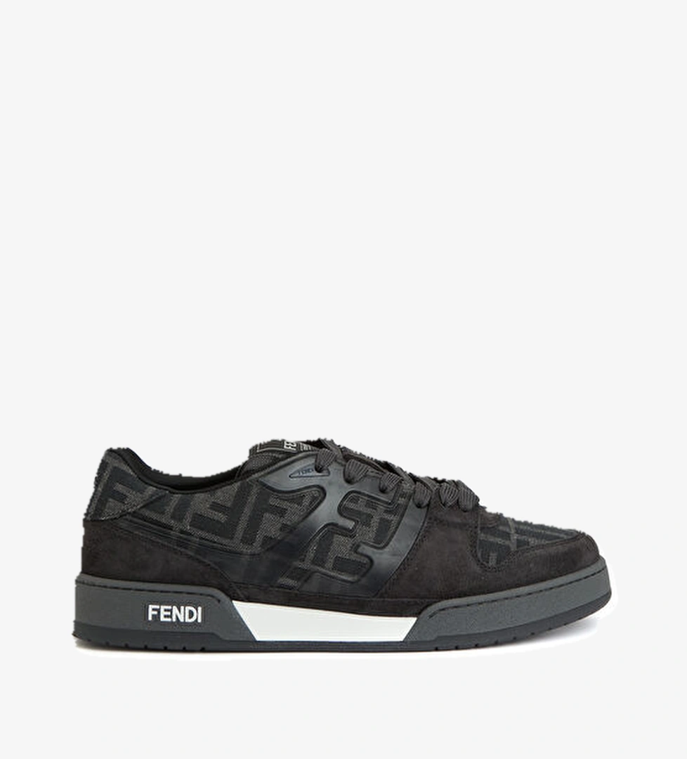 Fendi Logo Desenli Erkek Deri Sneaker model görseli