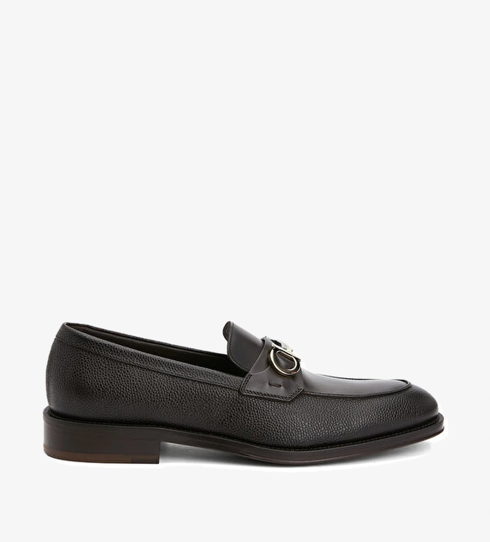 Ferragamo Kahverengi Erkek Deri Loafer model görseli