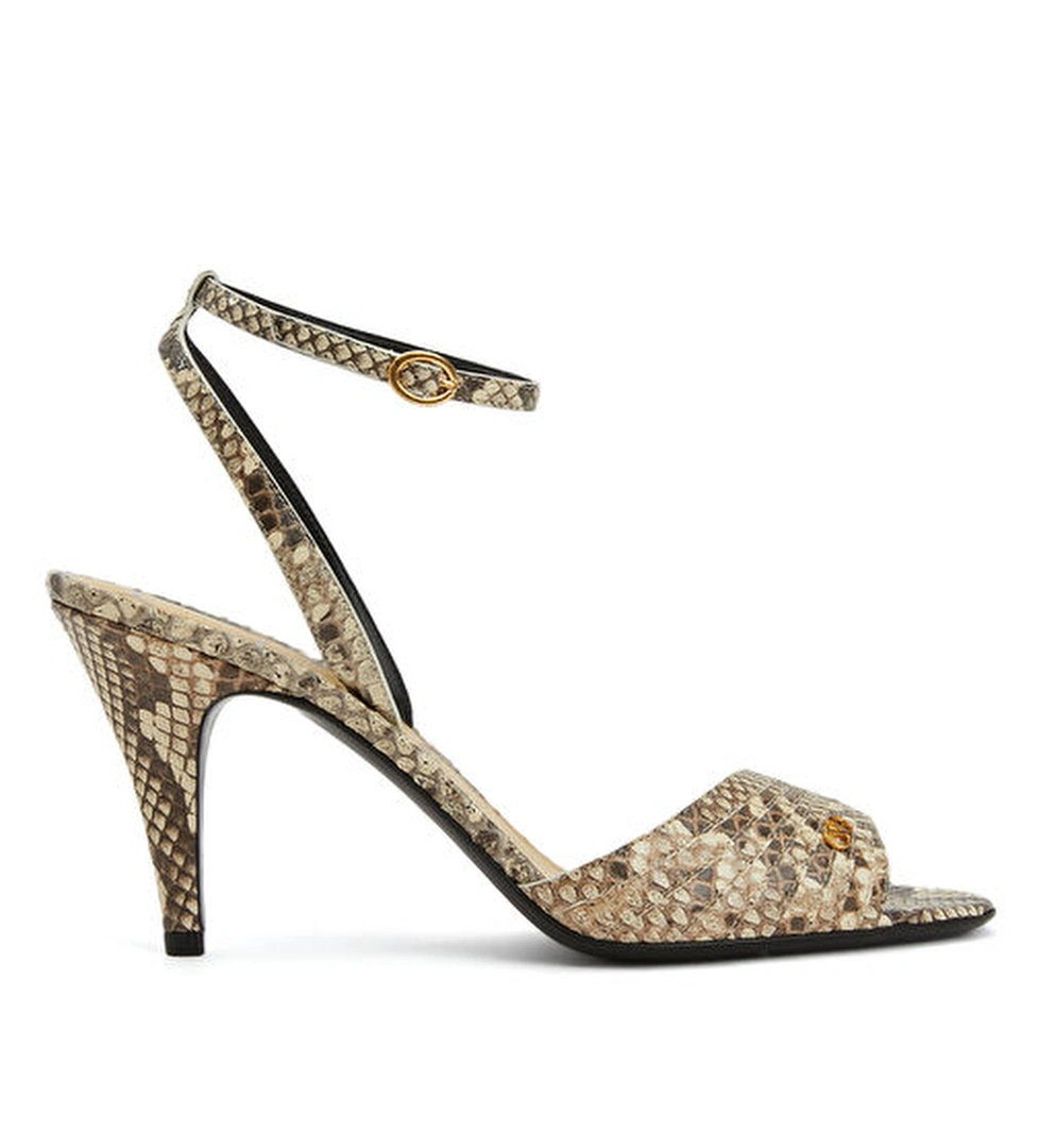 Valentino Garavani Desenli Kadın Deri Sandalet model görseli